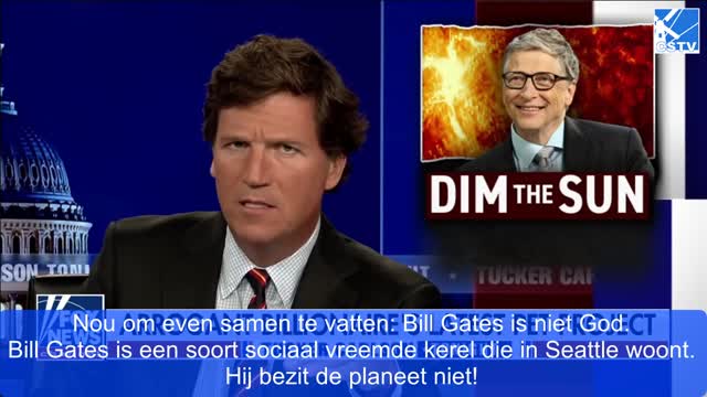 Tucker Carlson over Gates die het klimaat wil regelen