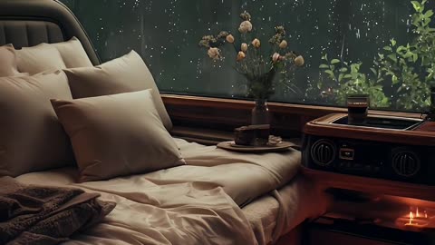 Rain Sound For Sleep On Window - Soft Rain for Sleep, Study and Relaxation | Music Therapy DorySt