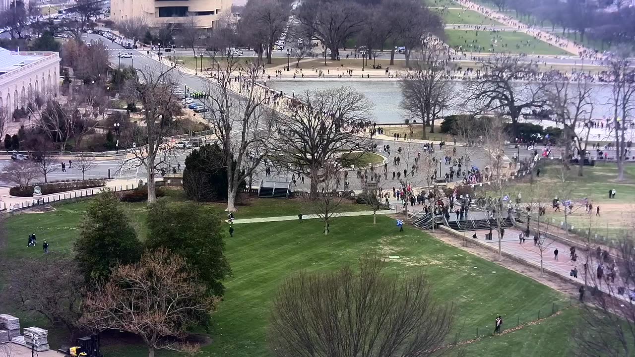 January 6 2021 US Capitol CCTV - Southwest Roof 13:00:15-13:10:03