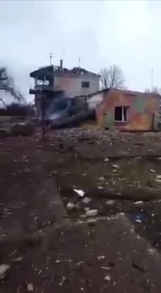 Ukraine 🇺🇦: utter destruction at the Lutsk, close to the Polish border.