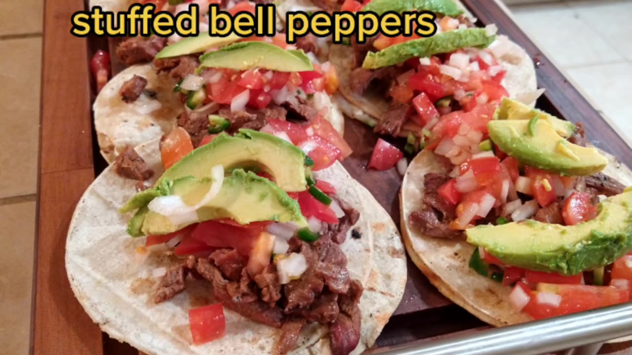 Weber e435, Carne Asada Tacos & Stuffed Bell Peppers!!!