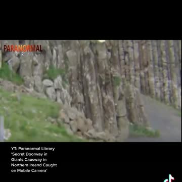 Giant rock doorway in Ireland