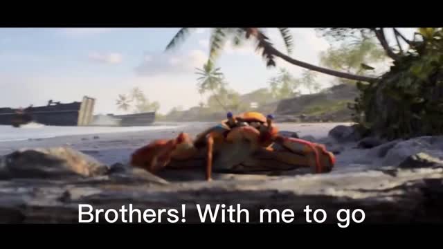 Soldiers landing on the beach