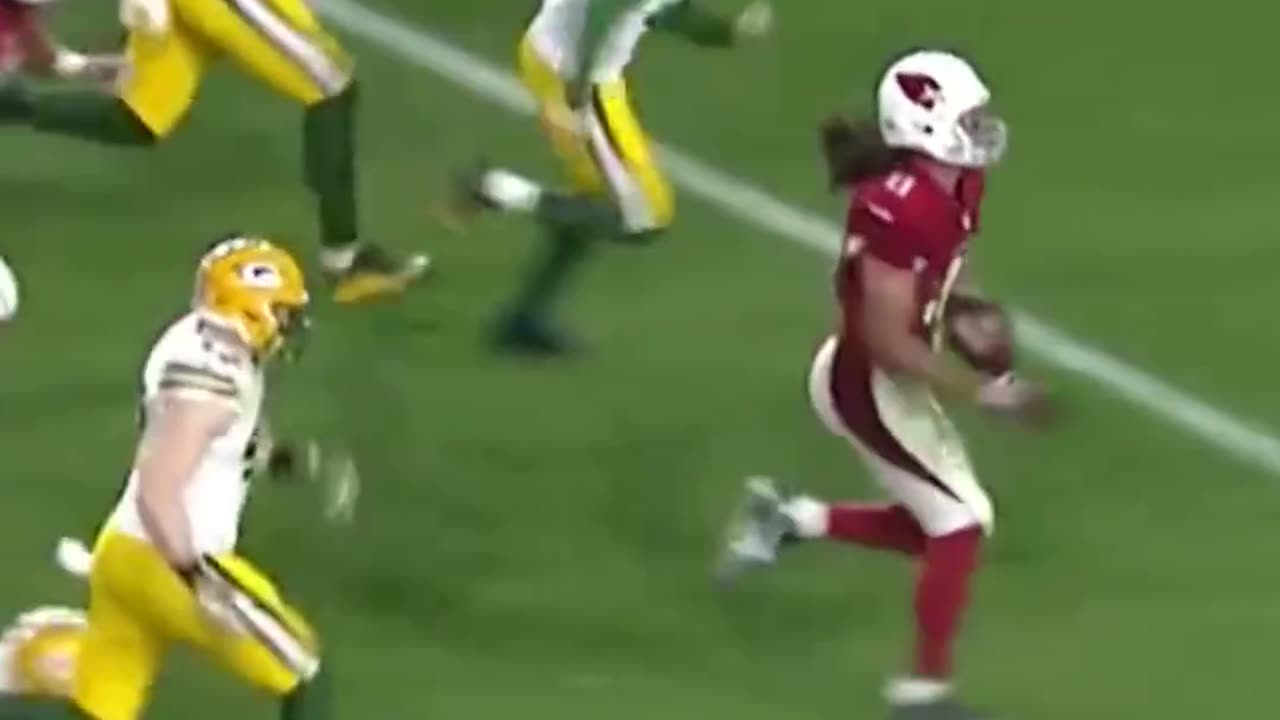 Football Star Larry Fitzgerald's Amazing Football Play #sports #football #nfl