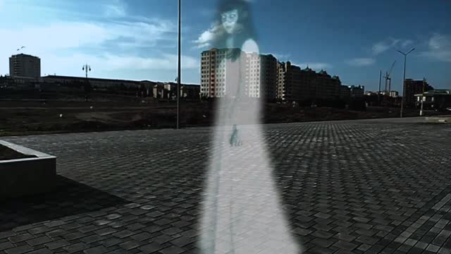 The spirit walks in the park