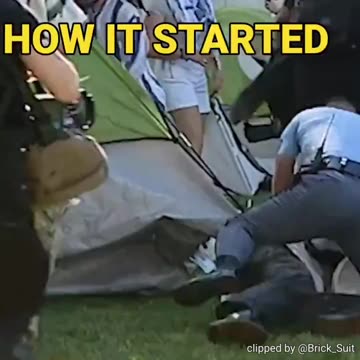 Pro Hamas Protester Gets Removed From Emory University Campus By Georgia State Police