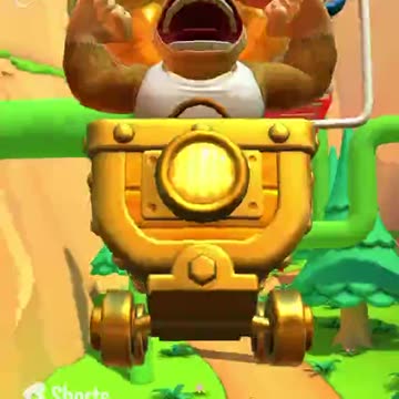 Mario Kart Tour - Gold Clanky Kart Gameplay (Exploration Tour Gift 2024 Reward Kart)