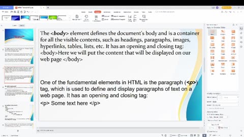 HTML tutorial - Part 2 Paragraphs.