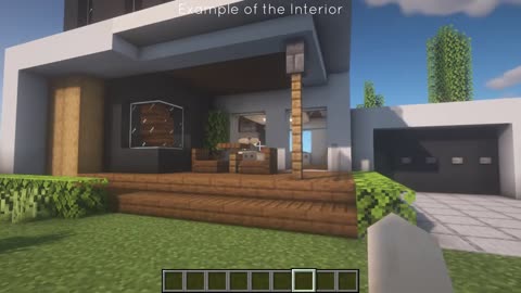 Minecraft : How to Build a Large Modern House Tutorial