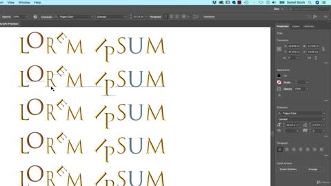 How to use the touch type tool in Adobe Illustrator CC