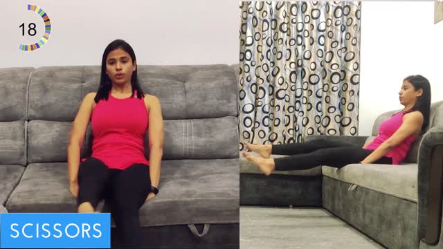 10 Minute TV time COUCH workout - No equipment needed!