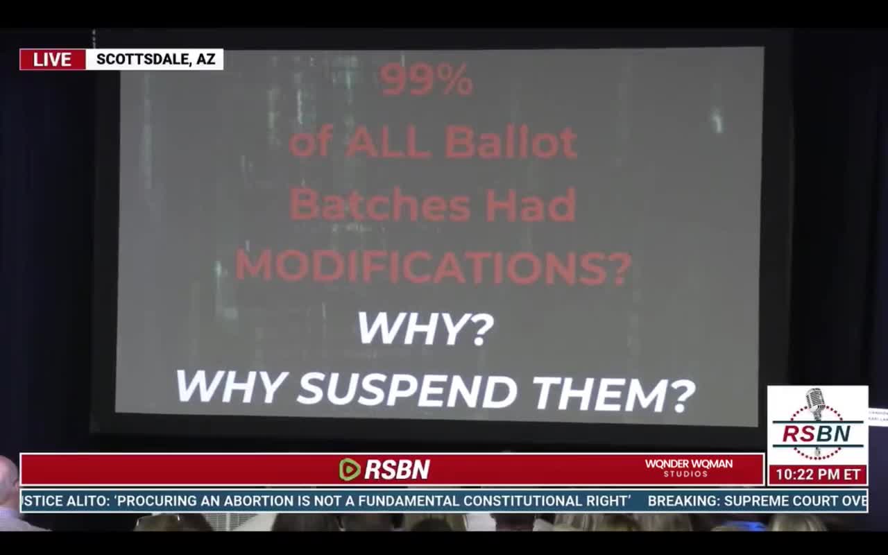 99% of ALL BALLOT BATCHES were modified in Maricopa without ANYONE inspecting ballots.