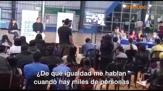 Argentina - High School Student, Lionel Schroder to leftist Gov Capitanich: "Socialism is really killing Argentina and its youth, and they come to me to talk about genres"