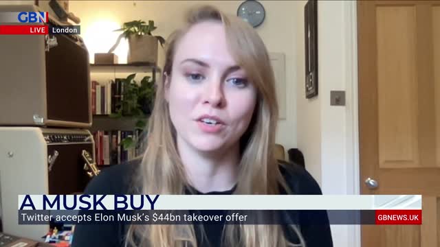 Elon Musk: 'Left afraid of political opponents expressing themselves on Twitter' says Emma Webb