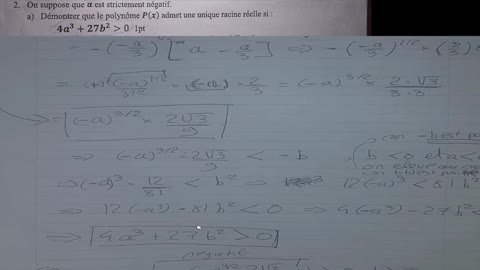 Equation Cubique (Degré 3) : Exercice Typique