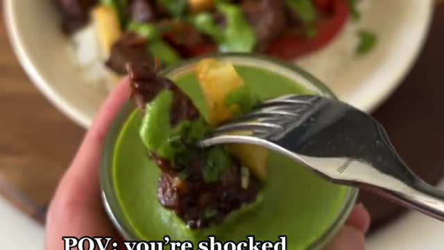 Making Beef Tomato Rice