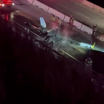 A small plane has crashed on I-26 in Asheville, North Carolina.