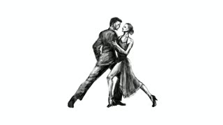 Argentine Tango time-lapse art (No. 303)