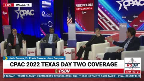 CPAC 2022 in Dallas, Tx | Faith Over Fascism Panel With Fr. Frank Pavone 8/5/22