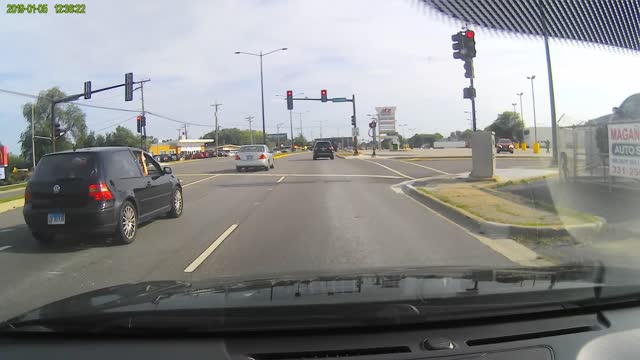 Pretty Girl Runs Red Light.......