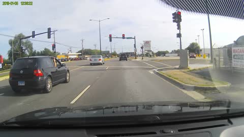 Pretty Girl Runs Red Light.......