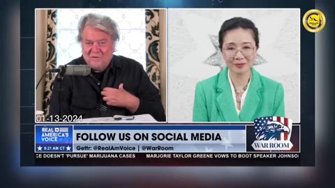 01/13/2024 Nicole Tsai on WarRoom with Steve Bannon about Taiwan