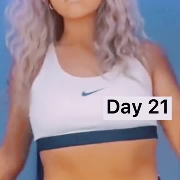 Lose 28lbs in 21 day challenge - 21 day belly + back fat challenge - problem areas weight loss