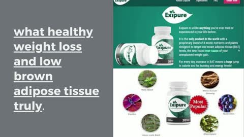 weight loss formulas is Exipure.