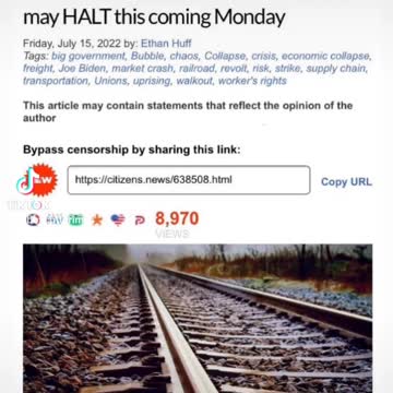 BUCKLE UP HERE COMES THE FIRST DOMINO IN THE COLLAPSE