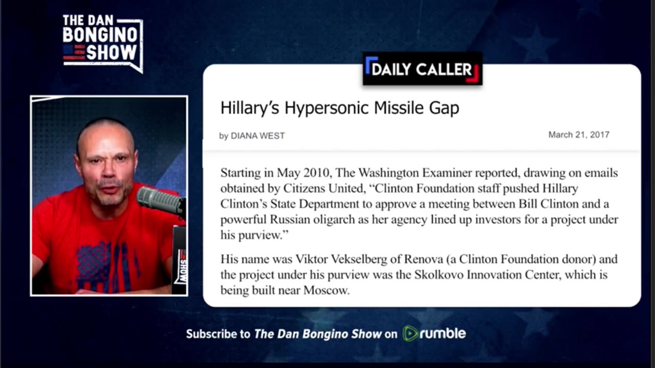 BONGINO excerpt #2 - Hypersonic Hillary