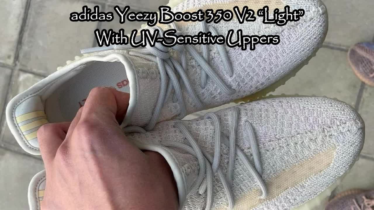 adidas Yeezy Boost 350 V2 “Light” (With UV-Sensitive Uppers)