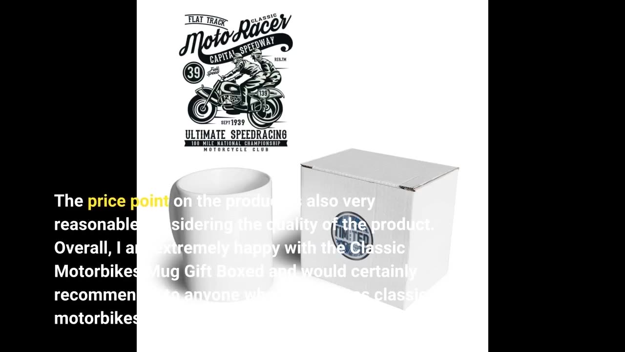 Classic Motorbikes Mug Gift Boxed