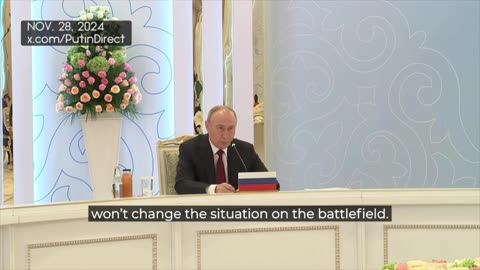 Putin: No amount of weapons deliveries to Ukraine will stop Russia’s march forward