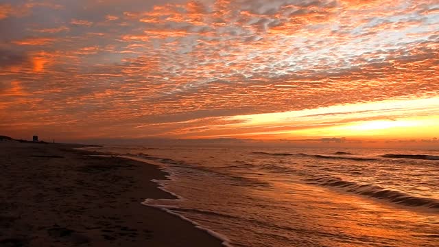 Sea Beach sunset