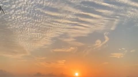 Sun rise from Maldives