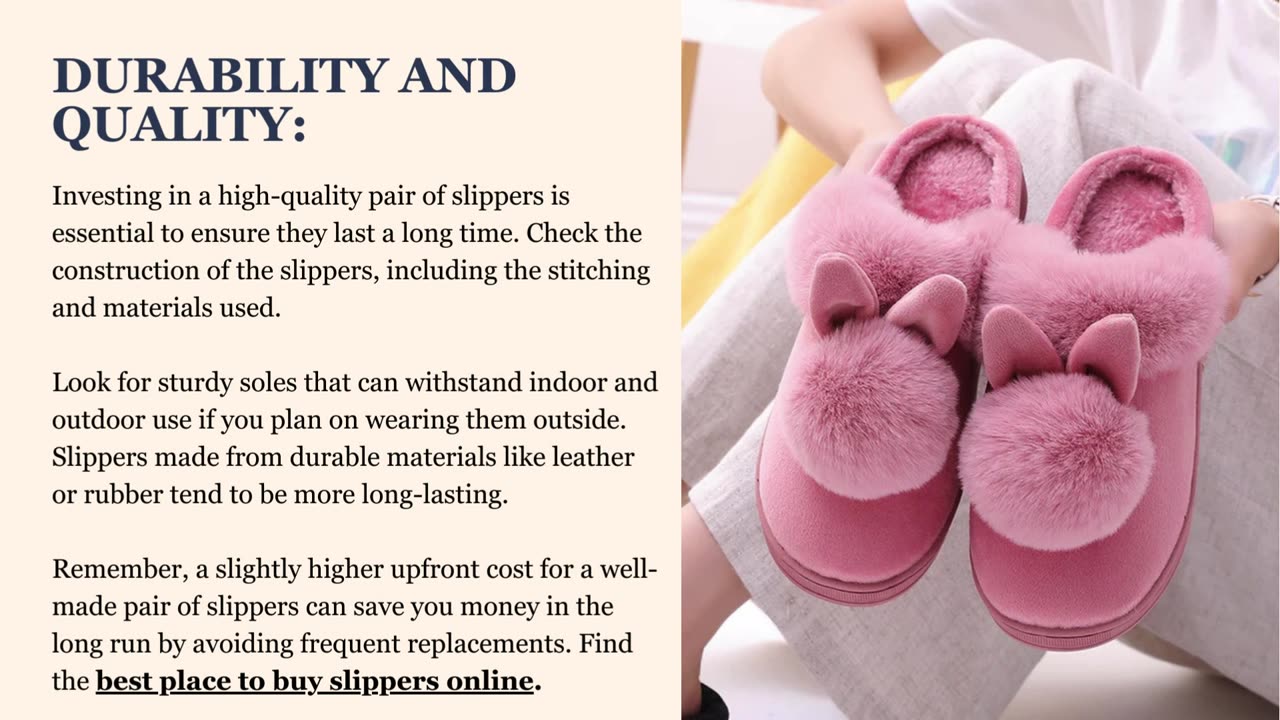 Four Things To Keep In Mind While Buying Slippers