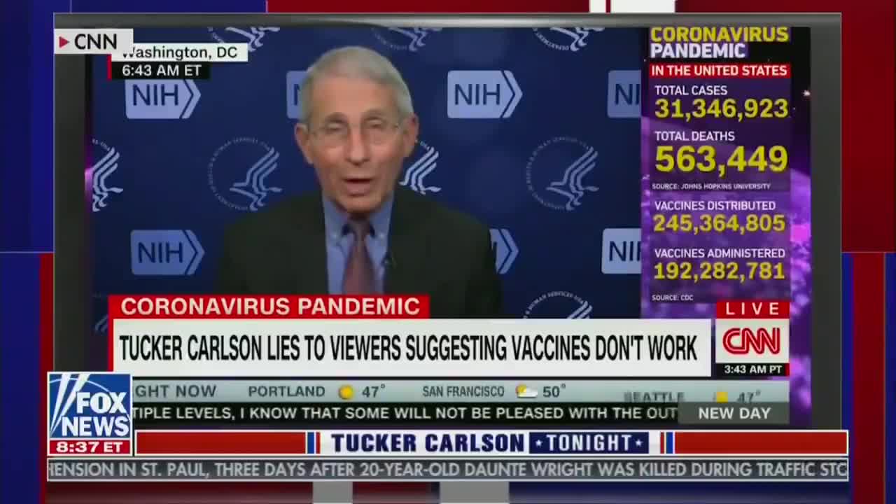 Tucker Carlson slams Fauci over COVID failures
