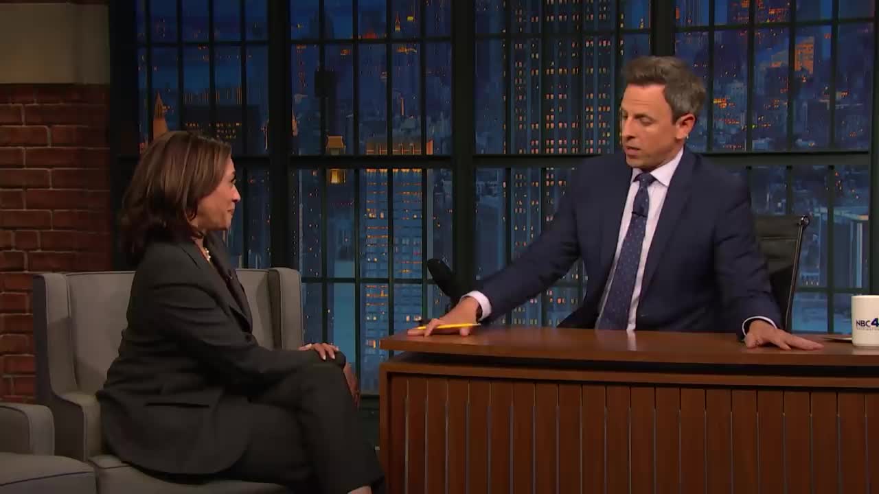 Kamala Harris on Late Show to Discuss the Death of al-Baghdadi