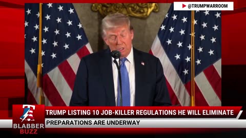 Trump Listing 10 Job-Killer Regulations He Will Eliminate