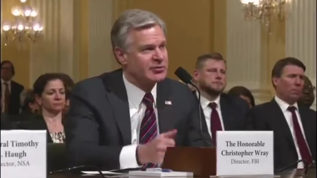 Christopher Wray Laughs in Acknowledgement, He Knows Joe Biden Admitting to Finding “Classified Stuff Downstairs”