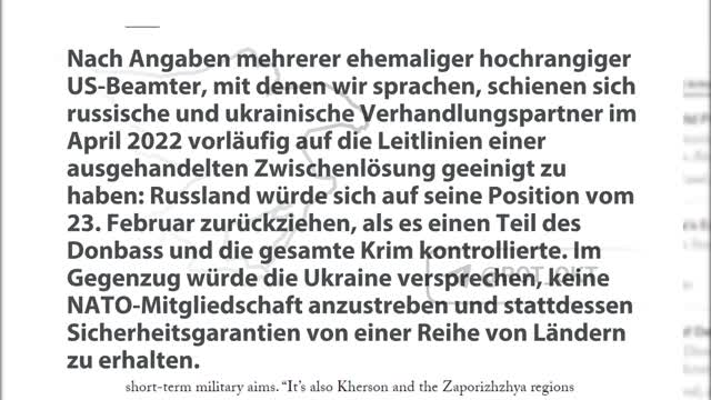 Wurde eine diplomatische Lösung des Konfliktes sabotiert ?