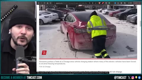 Tesla Car GRAVEYARDS In Chicago As Deep Freeze DRAINS Batteries