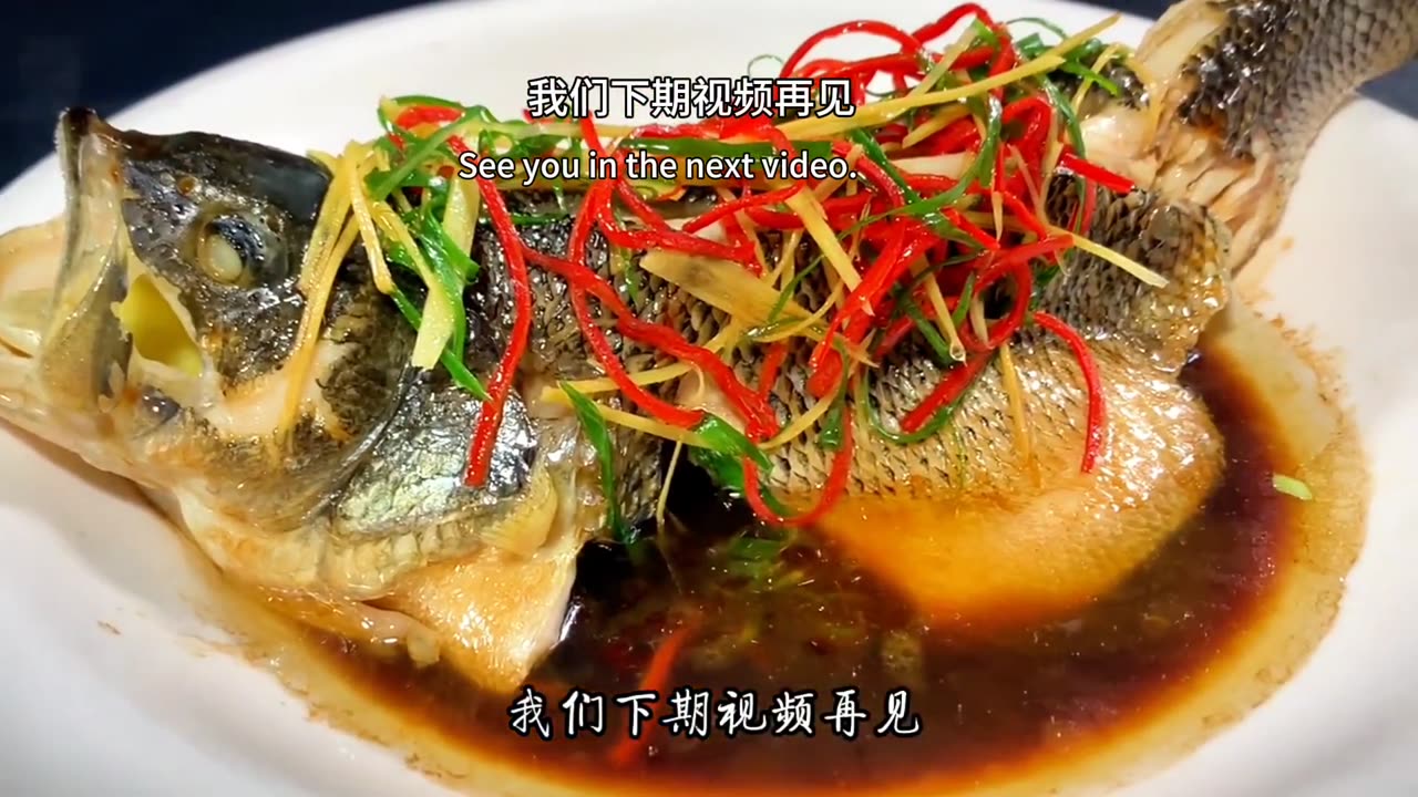 The super detailed steamed bass recipe is easy for beginners to learn, and the meat is fresh, tender