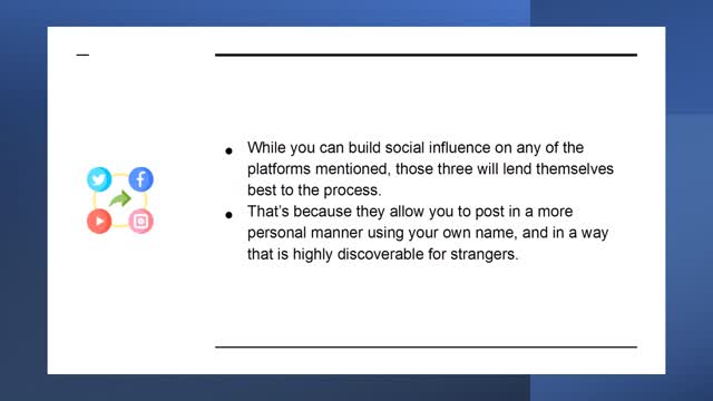 Which Social Media Platforms Should You Build Your Influence On