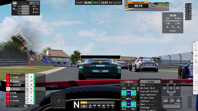 Imola pub lobbies - practice for ERS GT3 championship Round 2