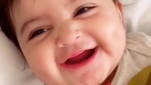 Cute Baby Smiling