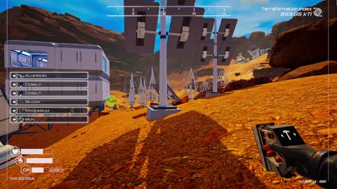 Planet Crafter Low on food waiting for the planet to warm up