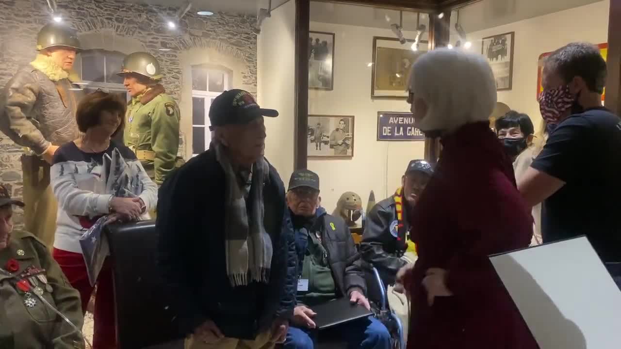 World War II Veteran Breaks Into Song During Ceremony Honoring His Service in Belgium