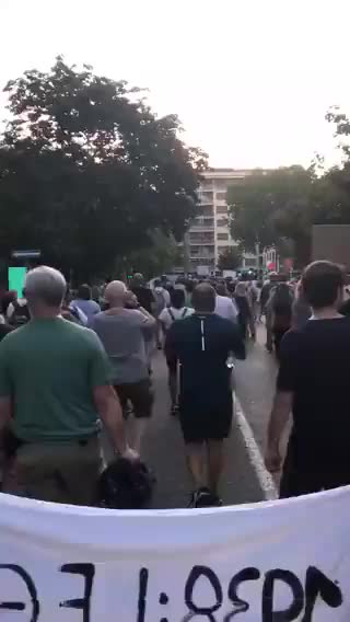 Milan Italy: Vaccine Passport and Covid Mandate Protest Aug 14 2021