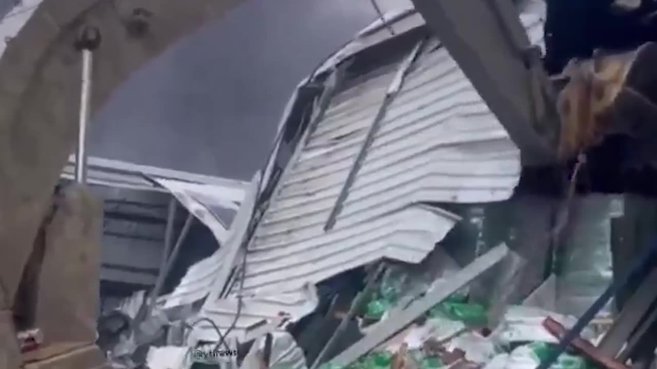 Israeli forces posted videos showing destruction and burning of food warehouses in Gaza